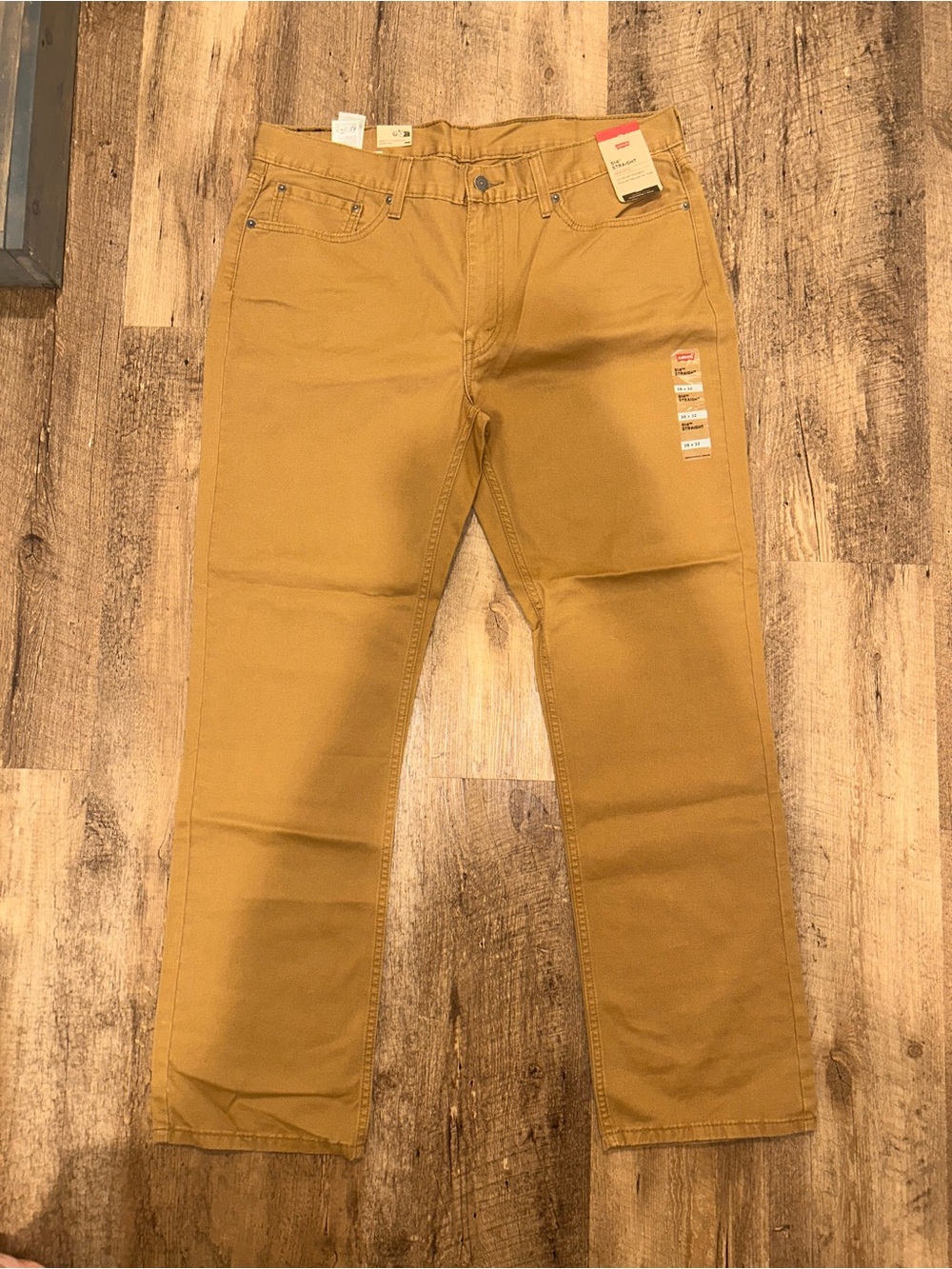 Levi's Men's Tan Straight Jeans